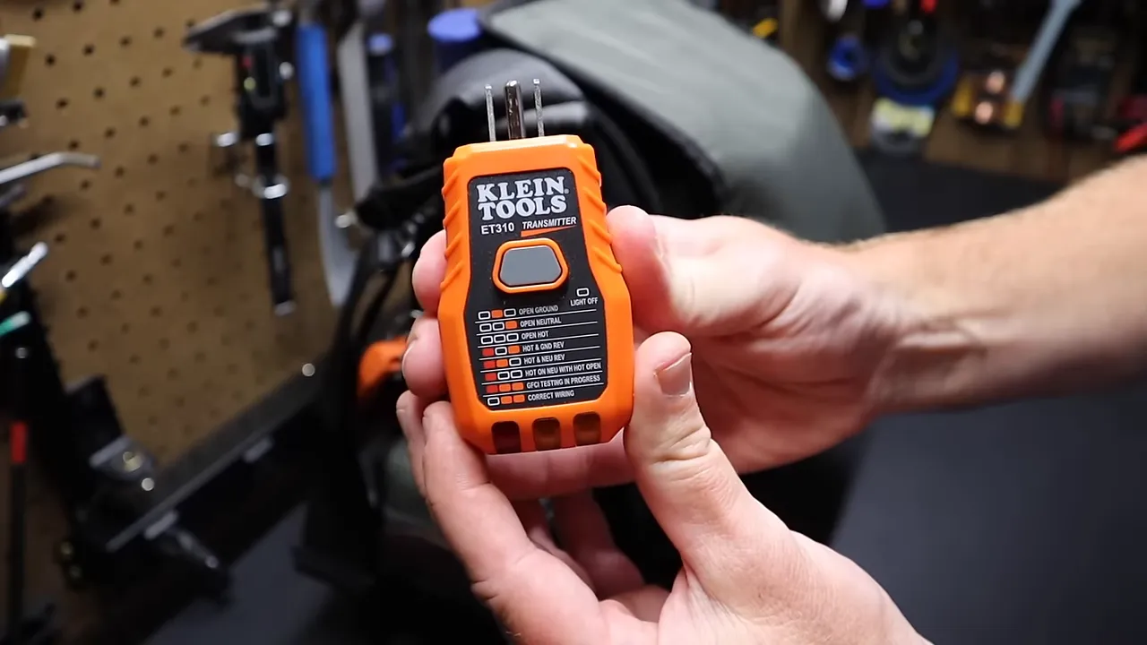 Bosch laser measure and circuit breaker finder transmitter in pocket