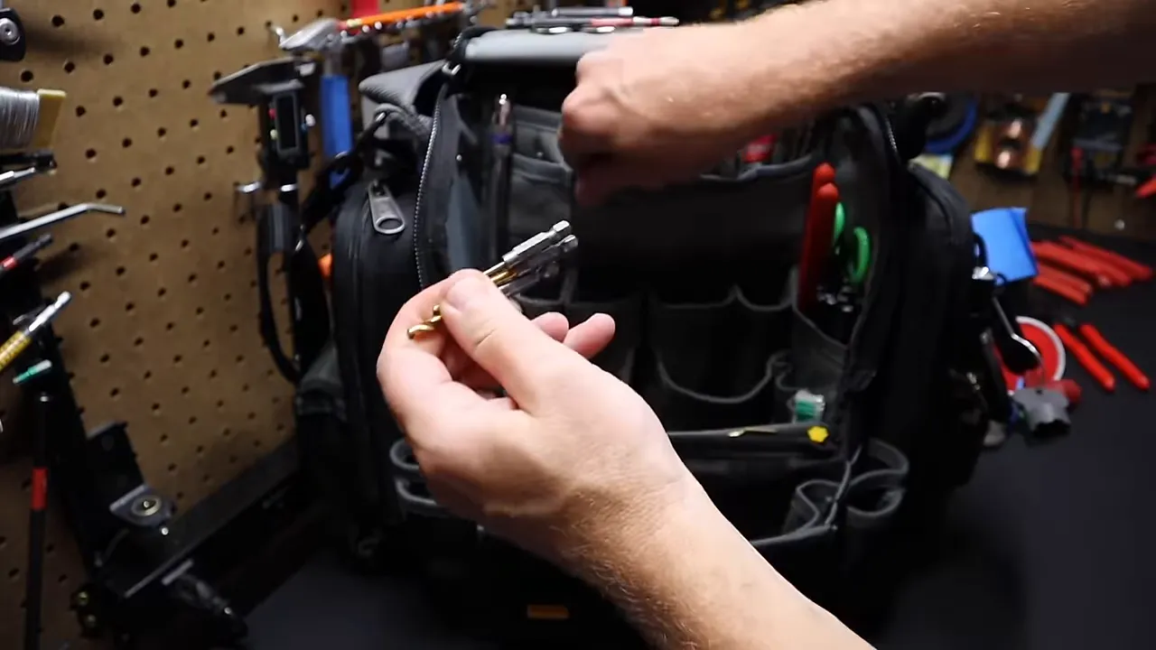 DeWalt step bit and an extra Harbor Freight step bit in pouch