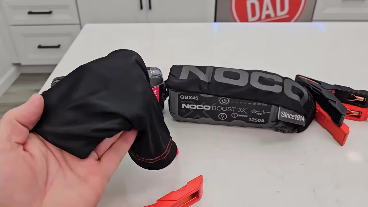 Both GB40 and GBX45 packed in their included carry bags