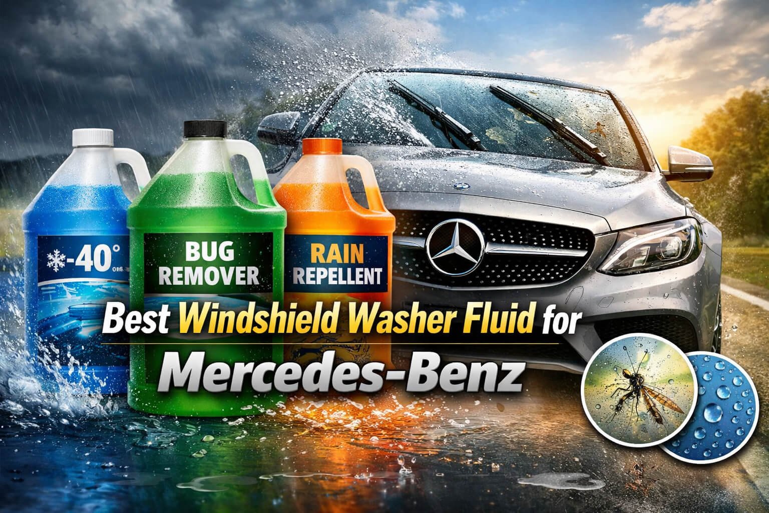 Best Windshield Washer Fluid for Mercedes-Benz (2026)