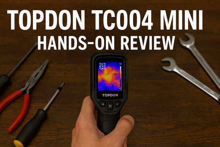 TOPDON Thermal Imaging Camera — TC004 Mini Review