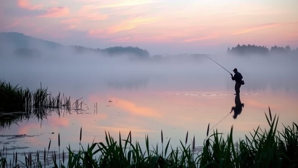 active bass feeding dawn