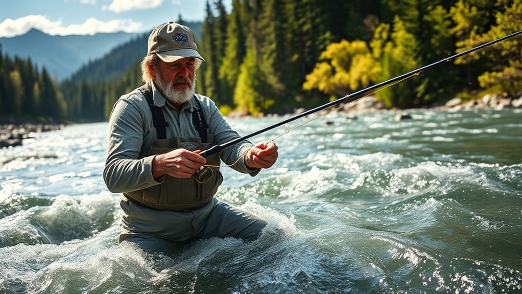 adapt fishing techniques accordingly