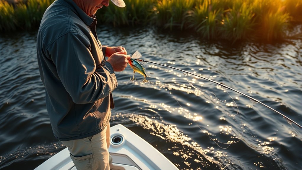 adapt lures to current