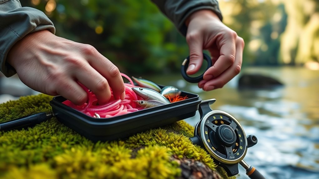 adaptable steelhead bait strategies with roe, beads, worms, and other centerpin fishing bait options