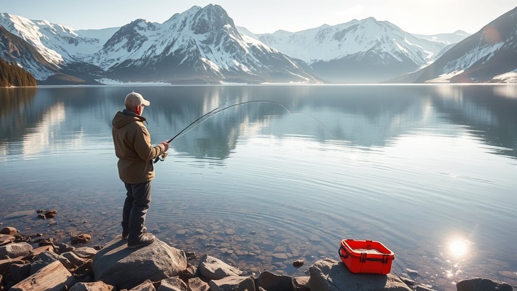 alpine lake fishing strategies