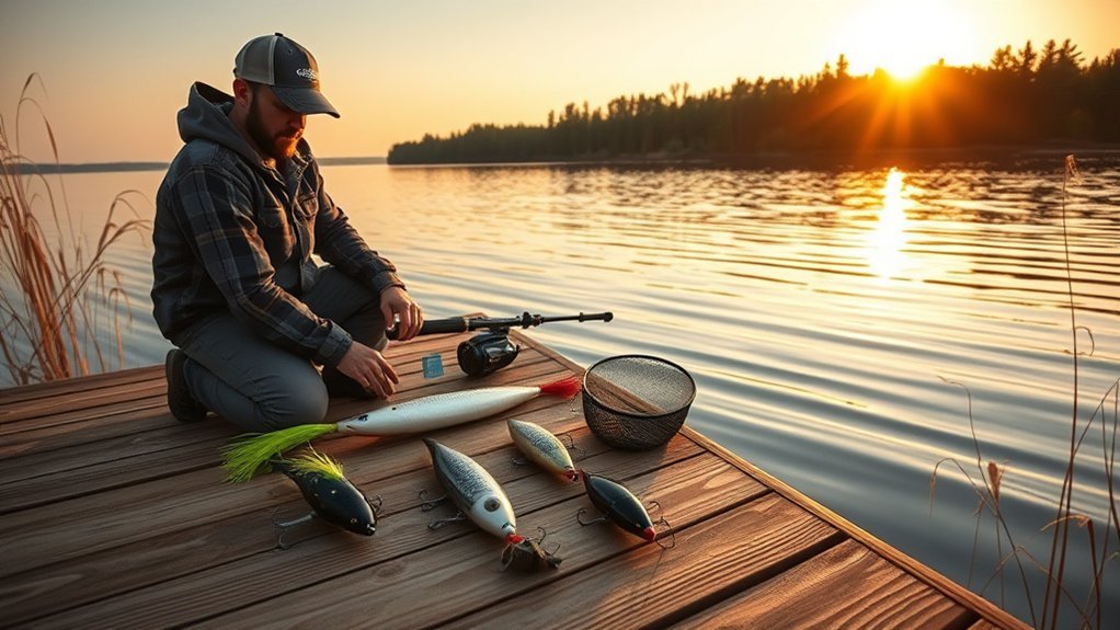 beginner muskie lures including bucktails topwaters crankbaits and swimbaits