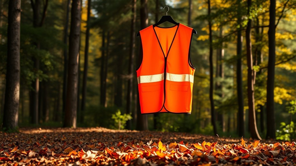 blaze orange ensures outdoor safety