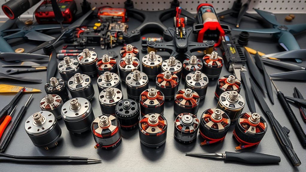 brushless motors outperform brushed motors