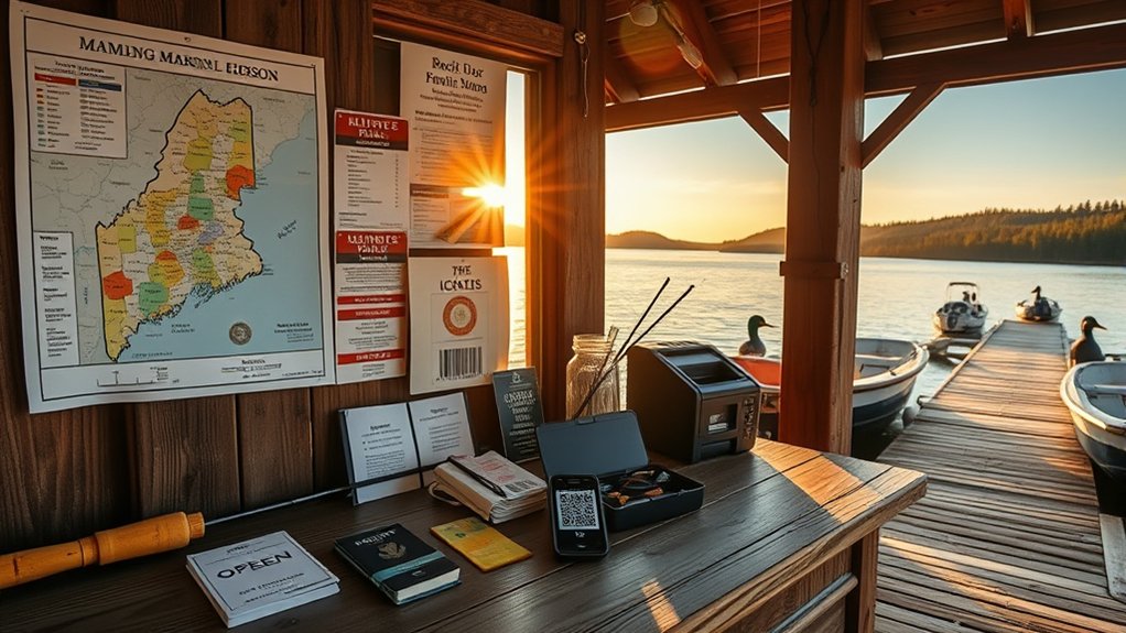 Where to buy a Maine fishing license