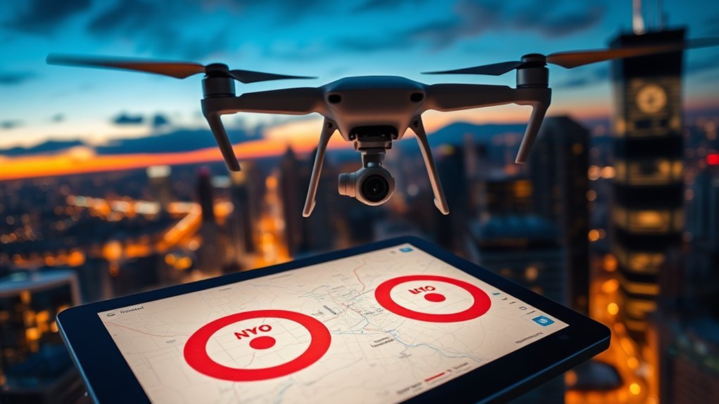 check no fly zones before flight