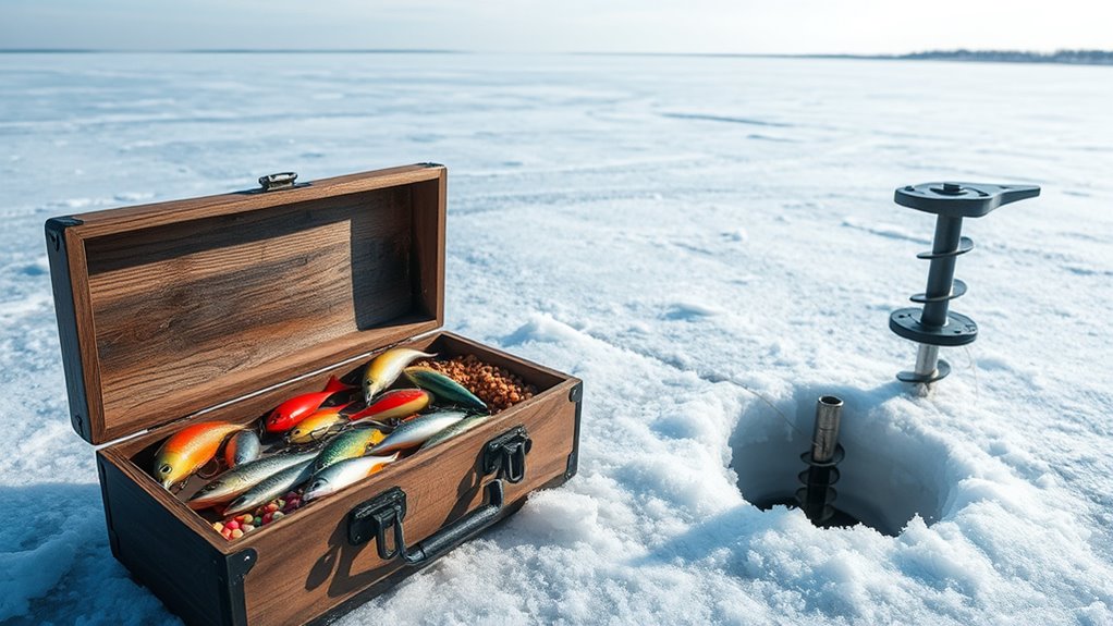 choosing effective ice fishing bait