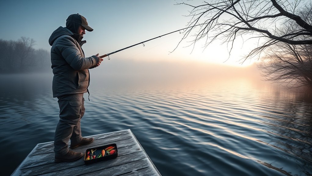 cold water bass fishing