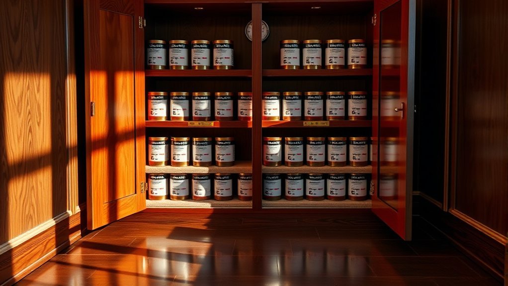 cool dry dark storage