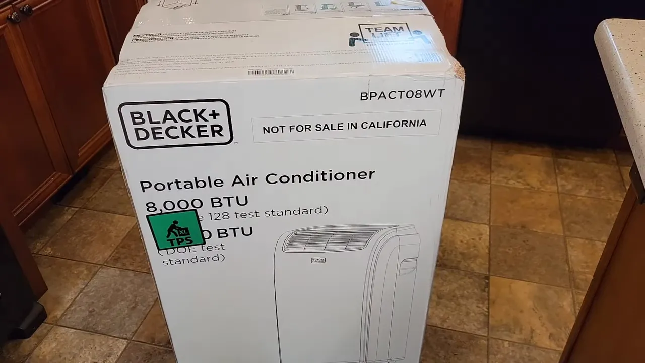 Top of box showing directions and tape to cut