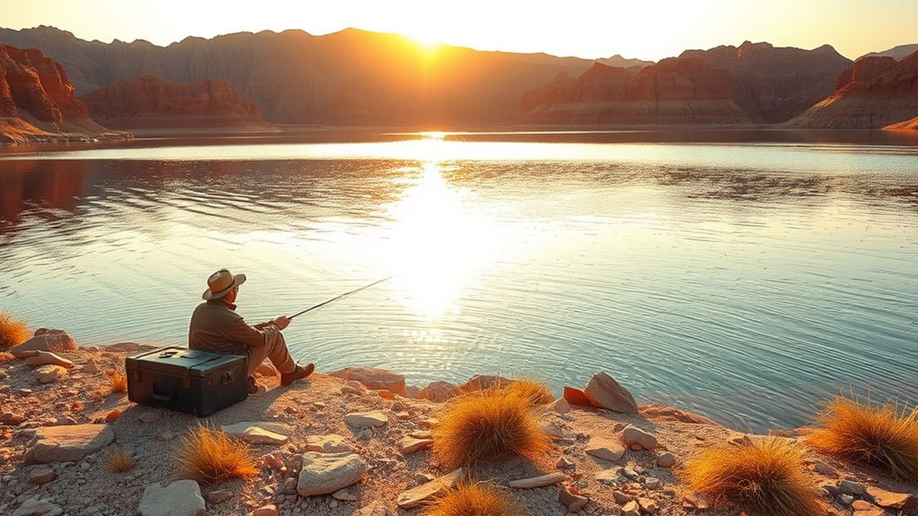 desert lake fishing strategies