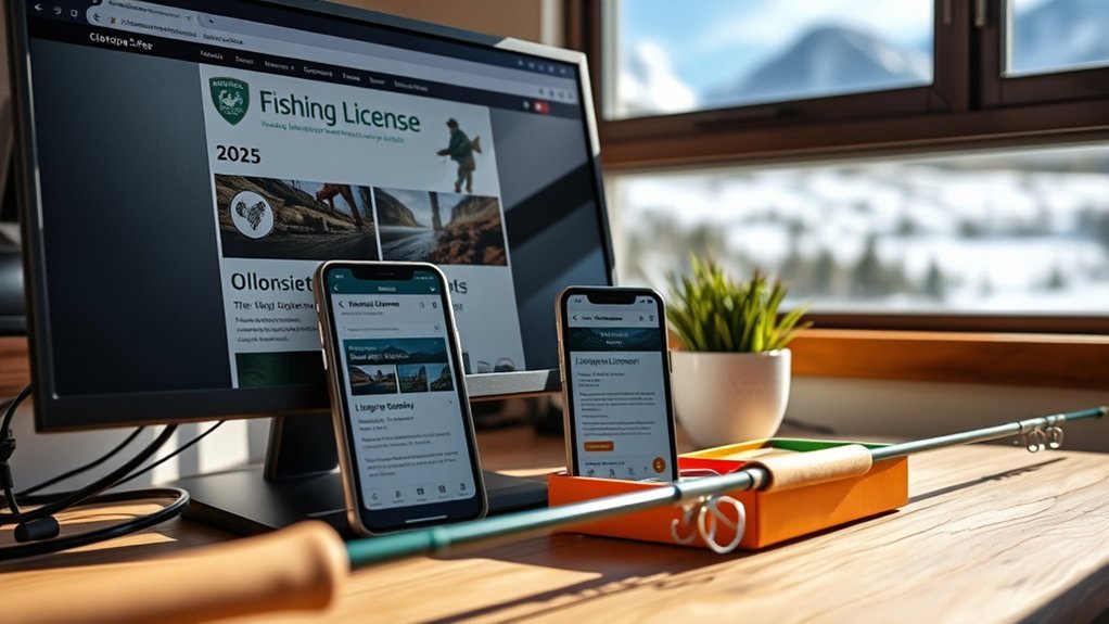 digital fishing license options