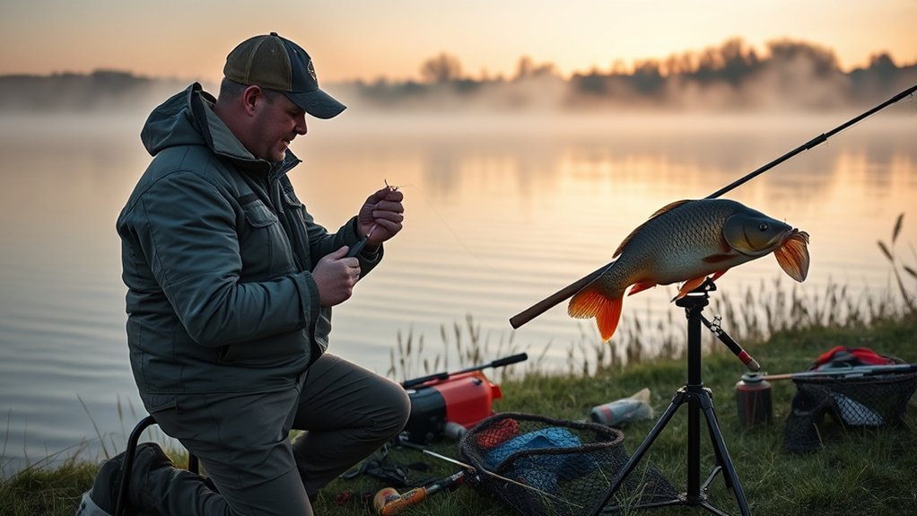 diverse carp fishing techniques