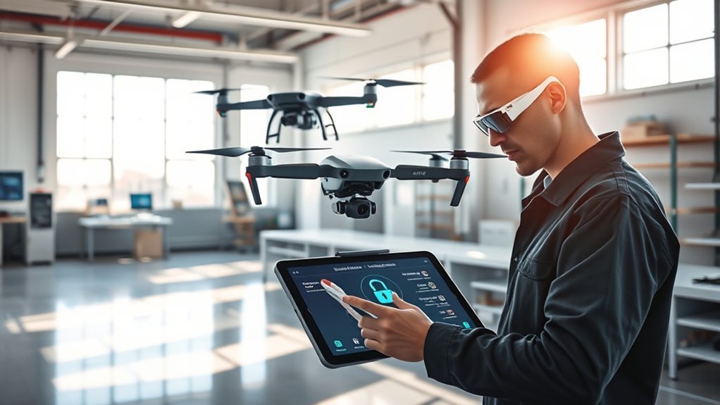 DJI drone geofencing unlock process on FlySafe