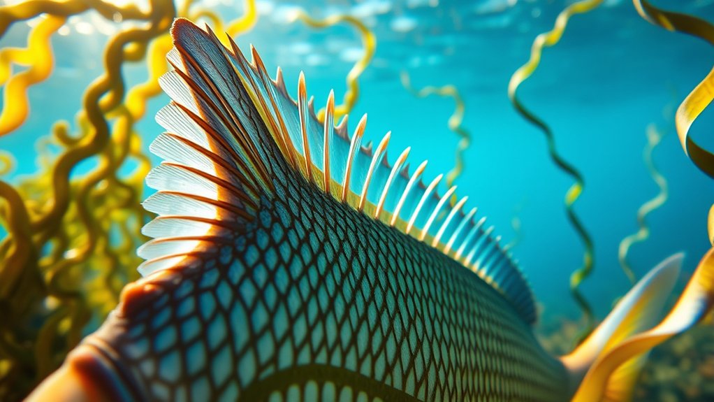 dorsal fins enhance stability