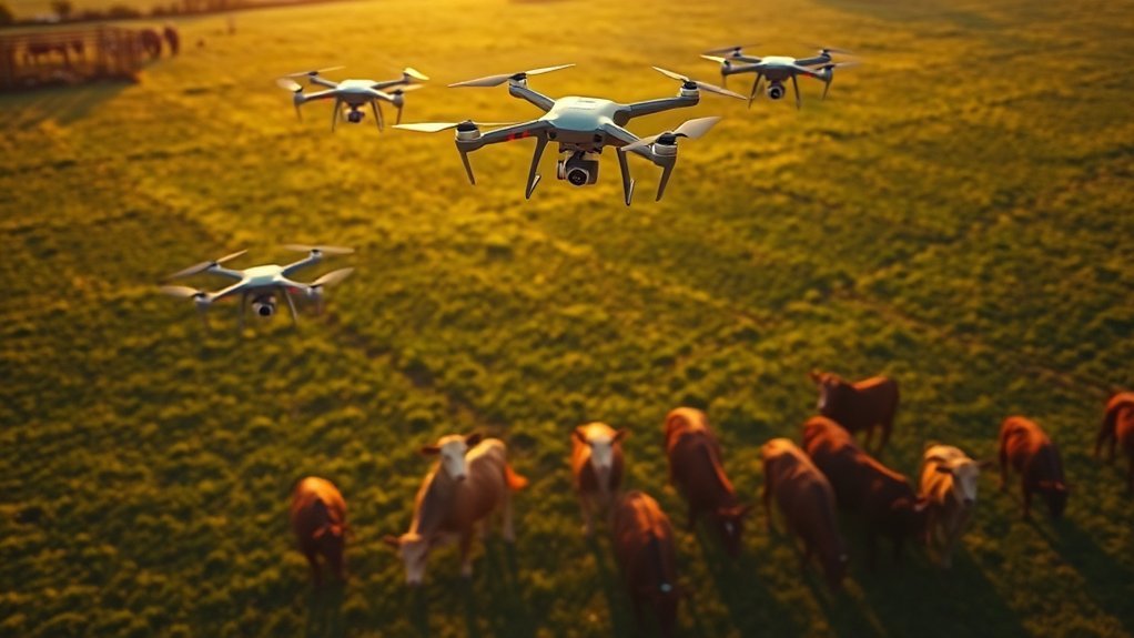 drone assisted livestock health monitoring