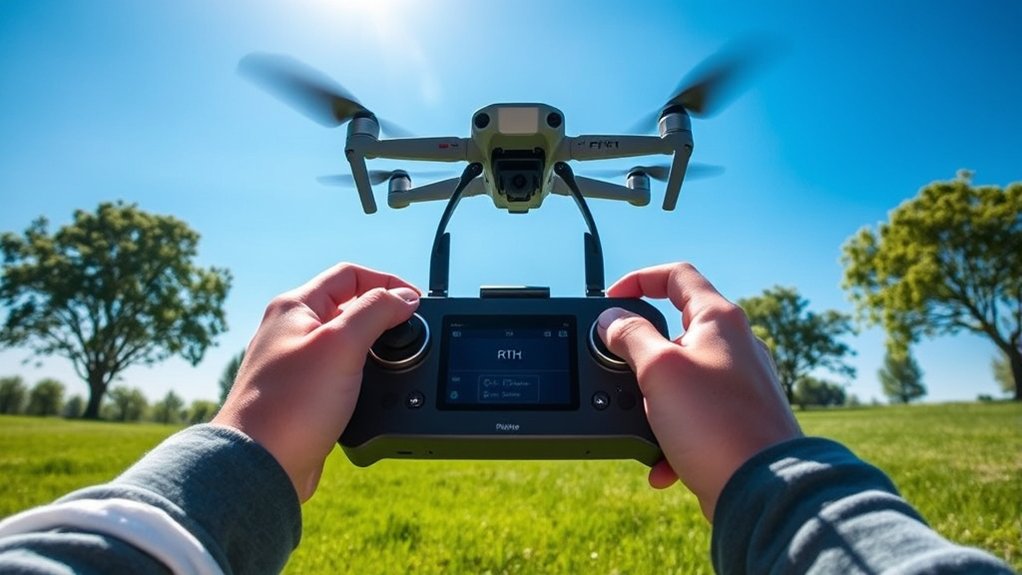 drone safe return options