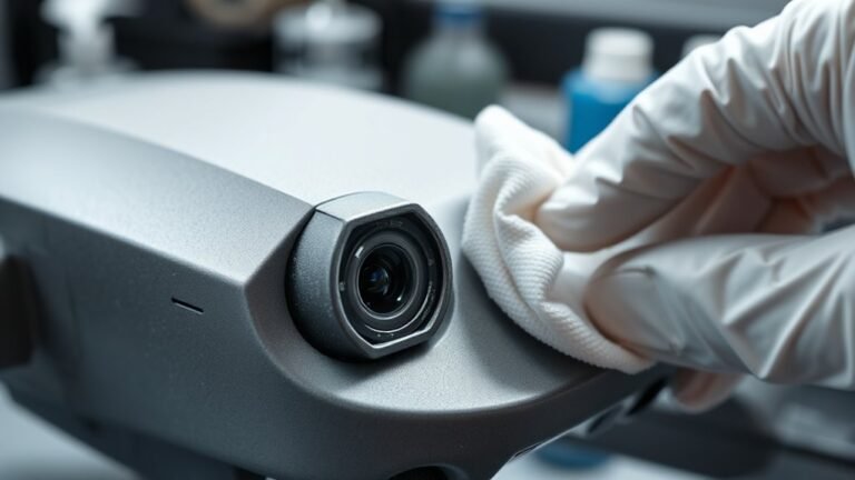 drone sensor cleaning guidelines