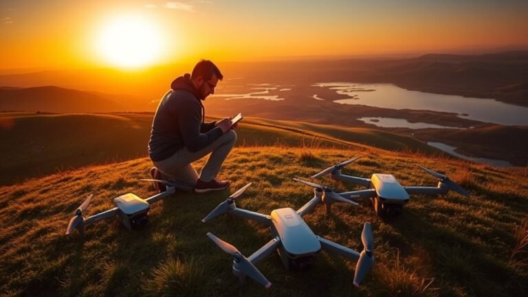 drone shot sun planning