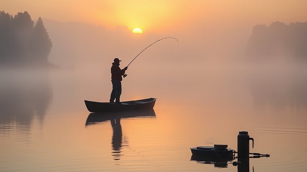 early morning fishing techniques