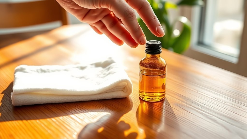 effective wooden surface cleaning