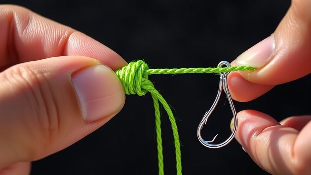 essential knots for braided line