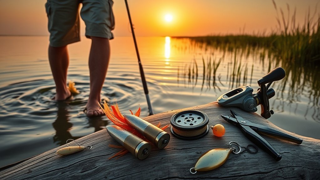 essential redfish fishing gear