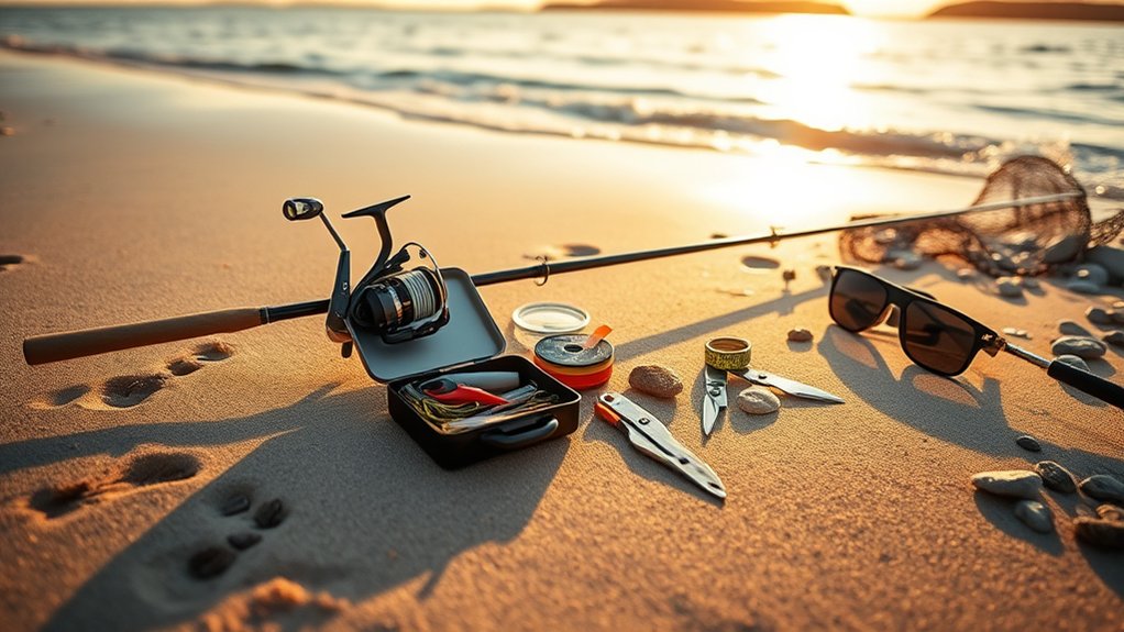 essential shore fishing gear