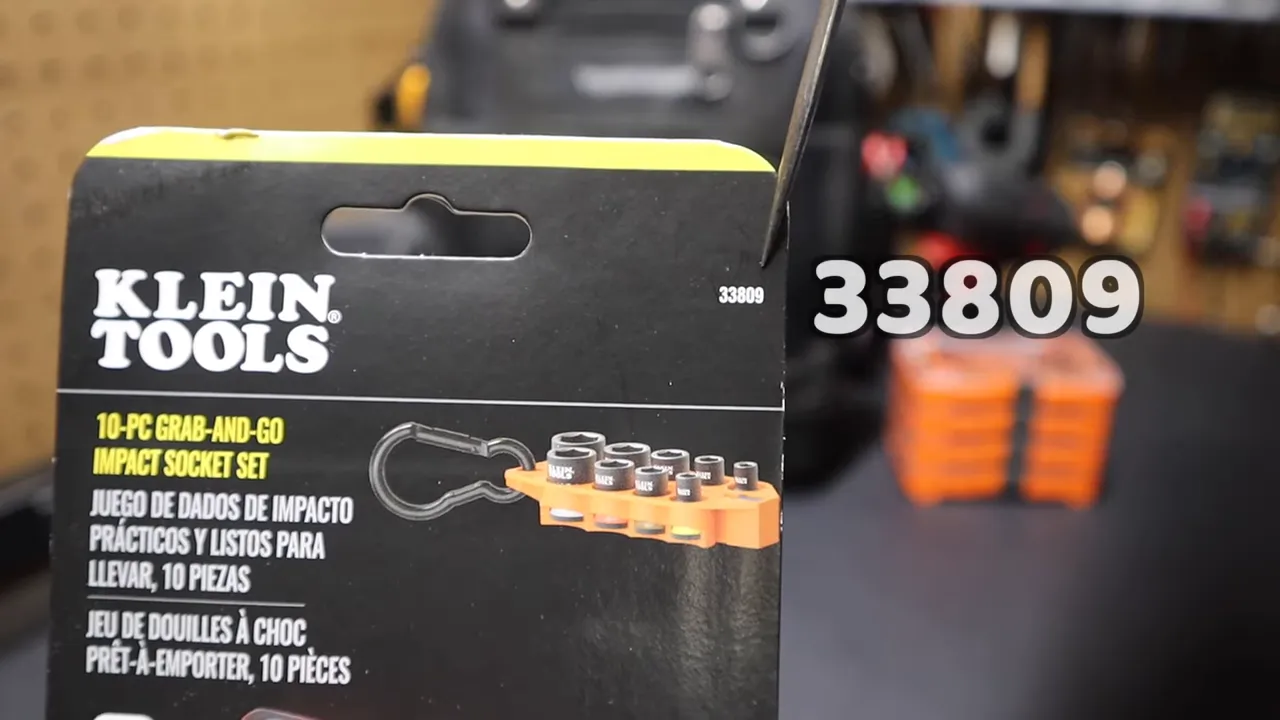 Klein Tools 33809 package showing part number and SAE marking