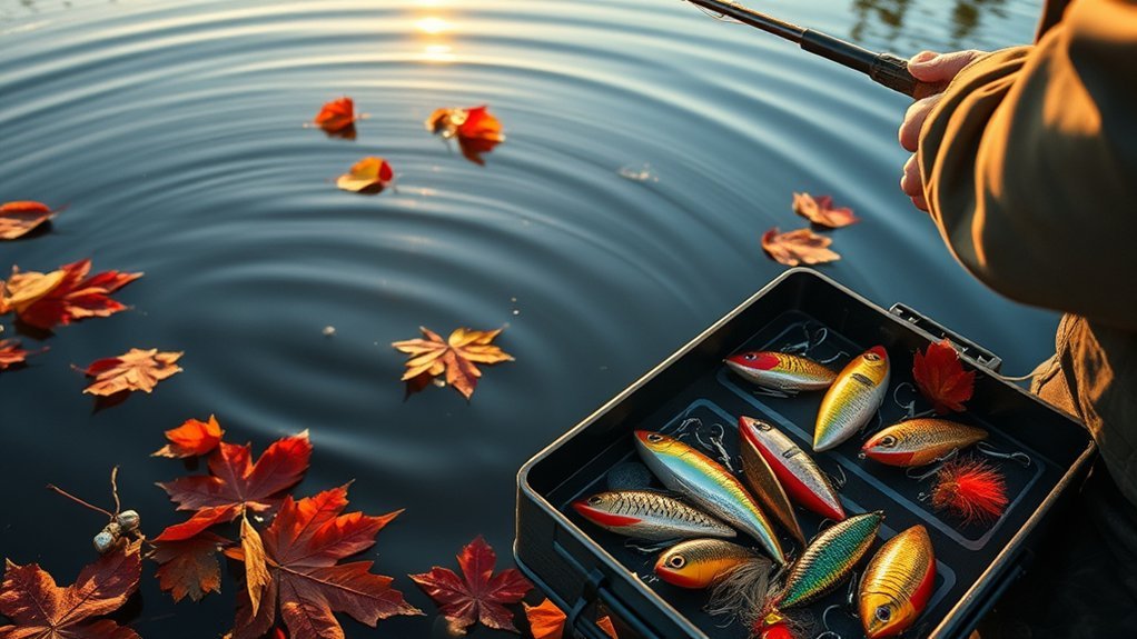 fall fishing lure selection
