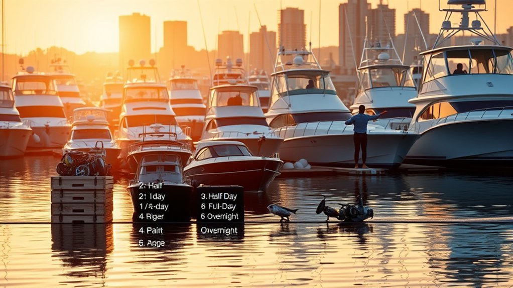 fishing charter trip costs