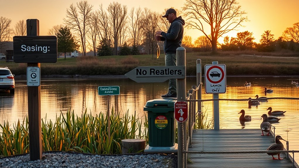 fishing etiquette and regulations