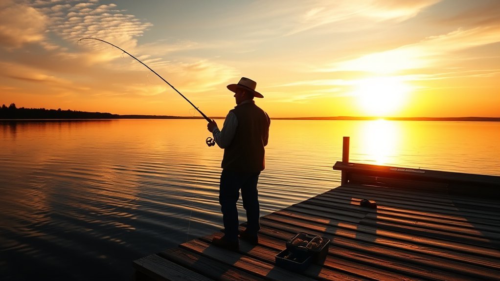 fishing requires patience and persistence