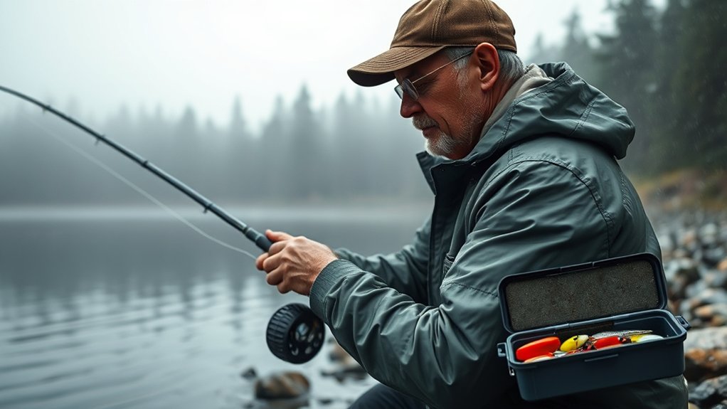fishing techniques for rain