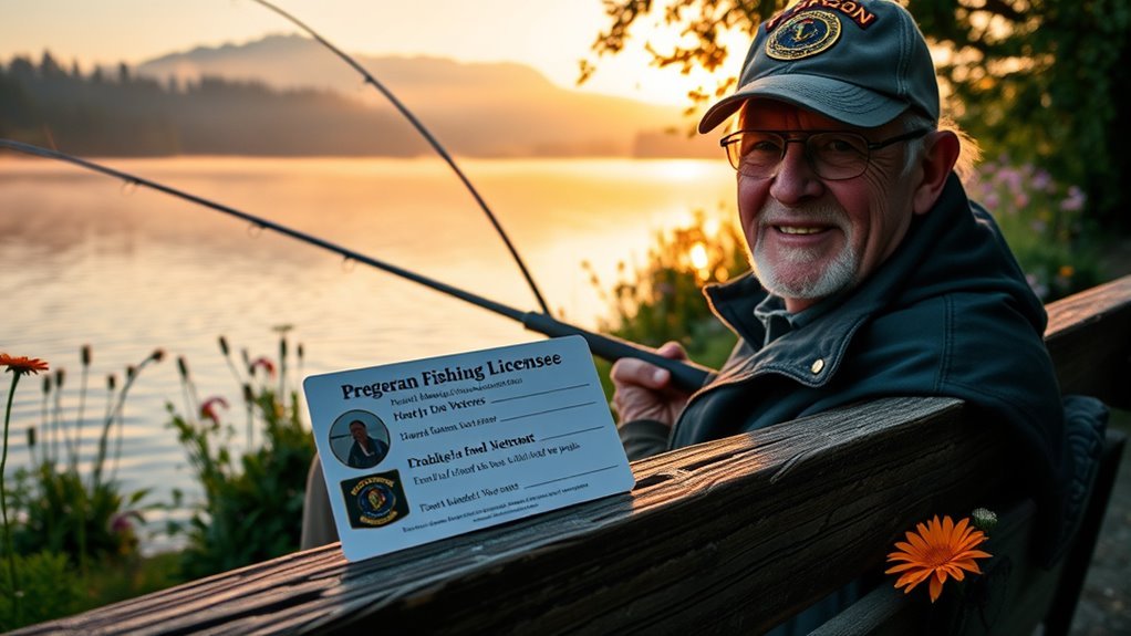 free licenses for disabled veterans in Oregon