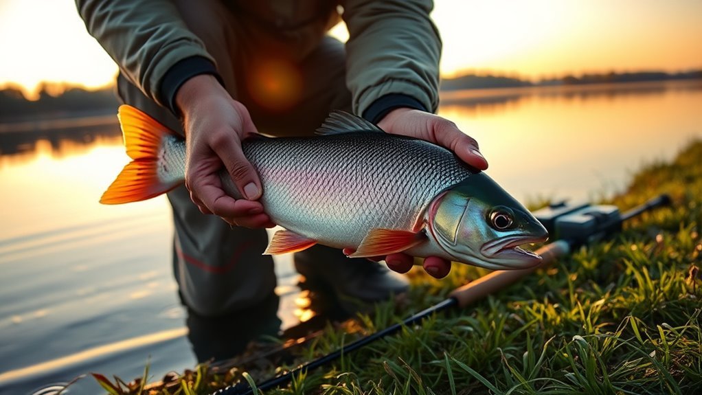 gentle fish handling practices