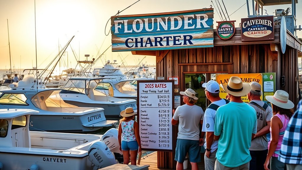 Guided flounder fishing experience in Galveston Texas