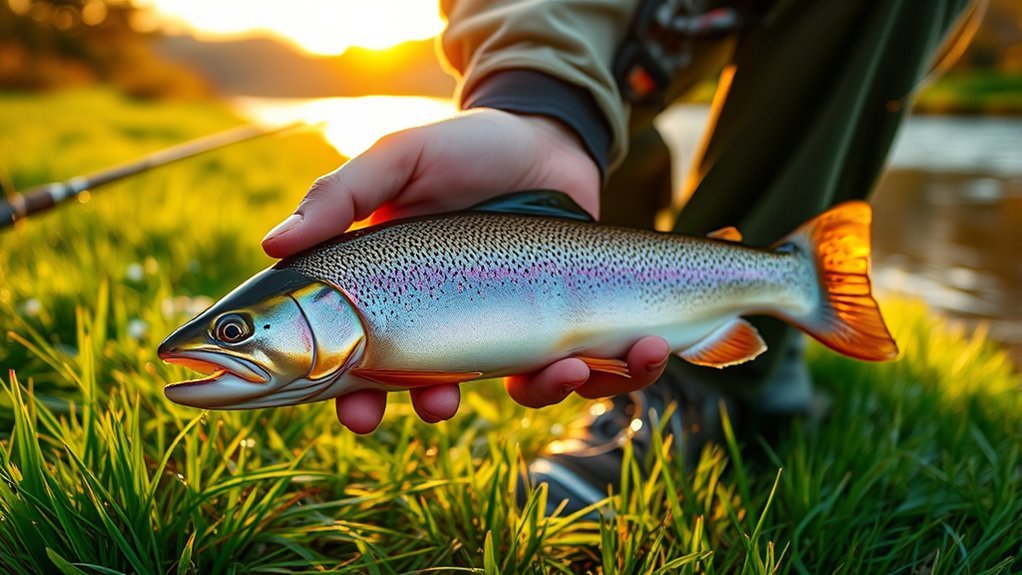 handle trout with care