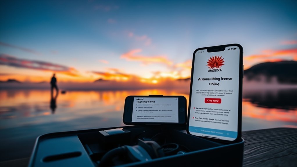 How to obtain an Arizona fishing license online or in person