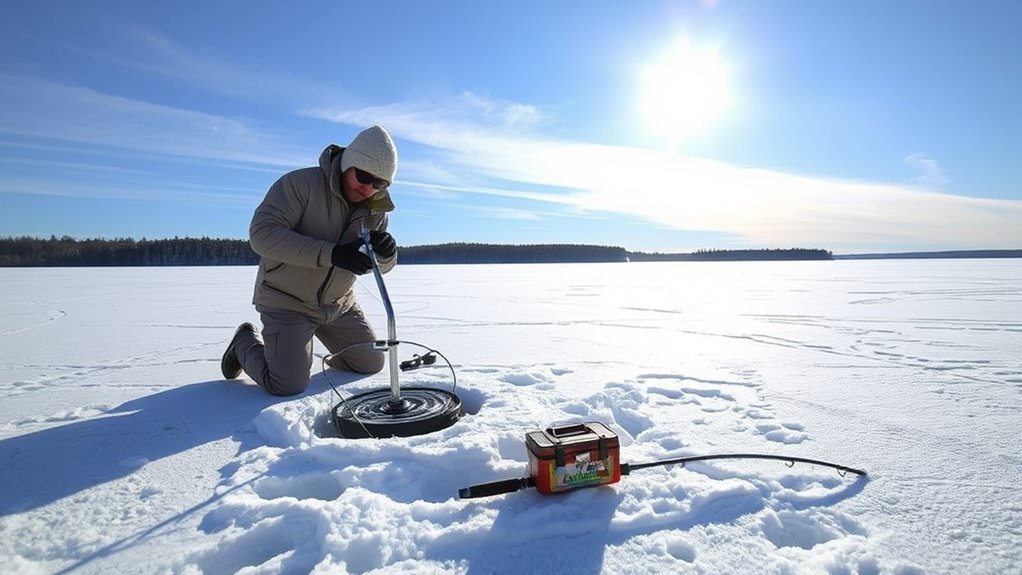 ice fishing success techniques
