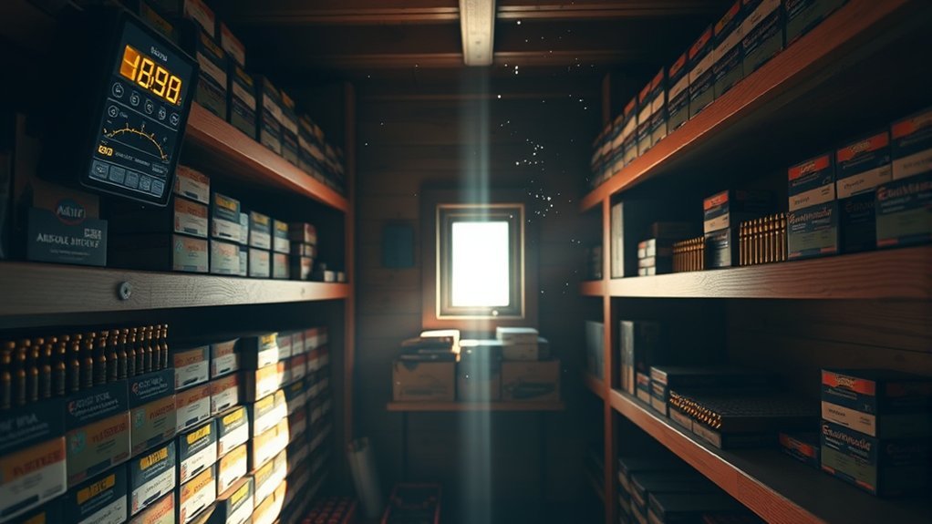 ideal ammo storage temperature