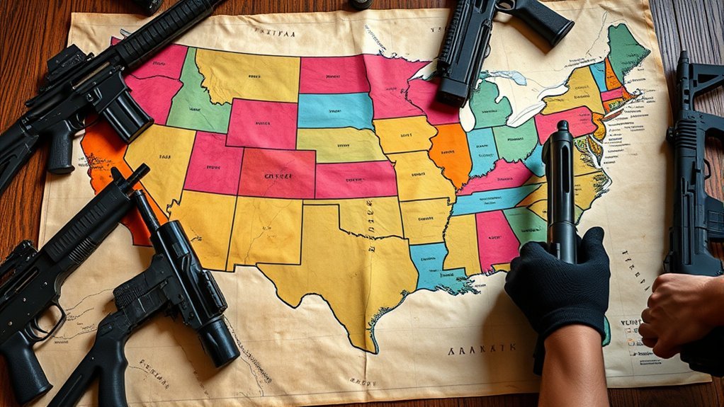inconsistent state firearm regulations