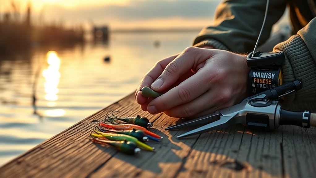 jighead bait depth clarity