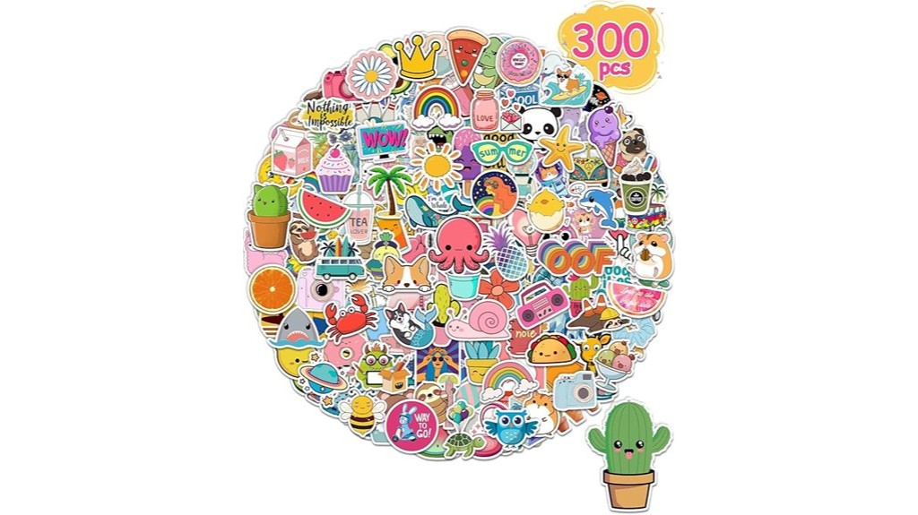kid friendly sticker collection