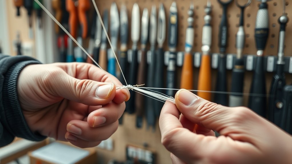 knot maintenance enhances fishing success
